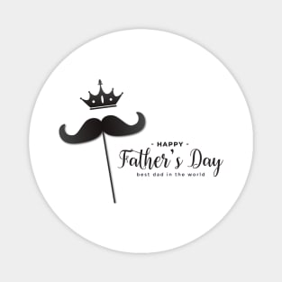 Happy Fathers Day T-Shirt Magnet